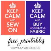 Keep calm and sew on – {kostenlos}