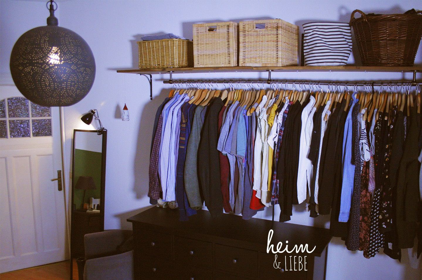 DIY Kleiderschrank  – ja es geht schön und praktisch in einem