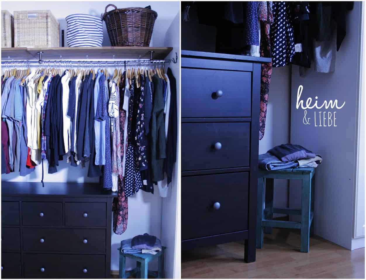 DIY Kleiderschrank  – ja es geht schön und praktisch in einem