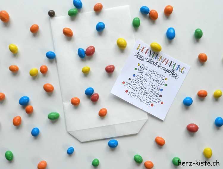 Geschenkidee: Nervennahrung als Lernmotivation