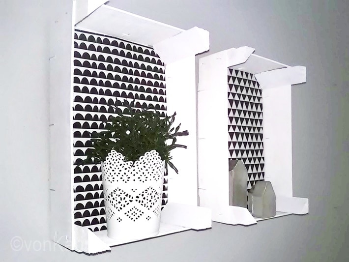 Regale aus Mandarinenkistchen - HANDMADE Kultur