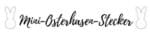 Mini-Osterhasen-Stecker {ink. Schablone}