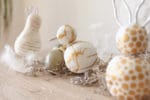 Osterdeko basteln: Osterhase, Huhn & Co.