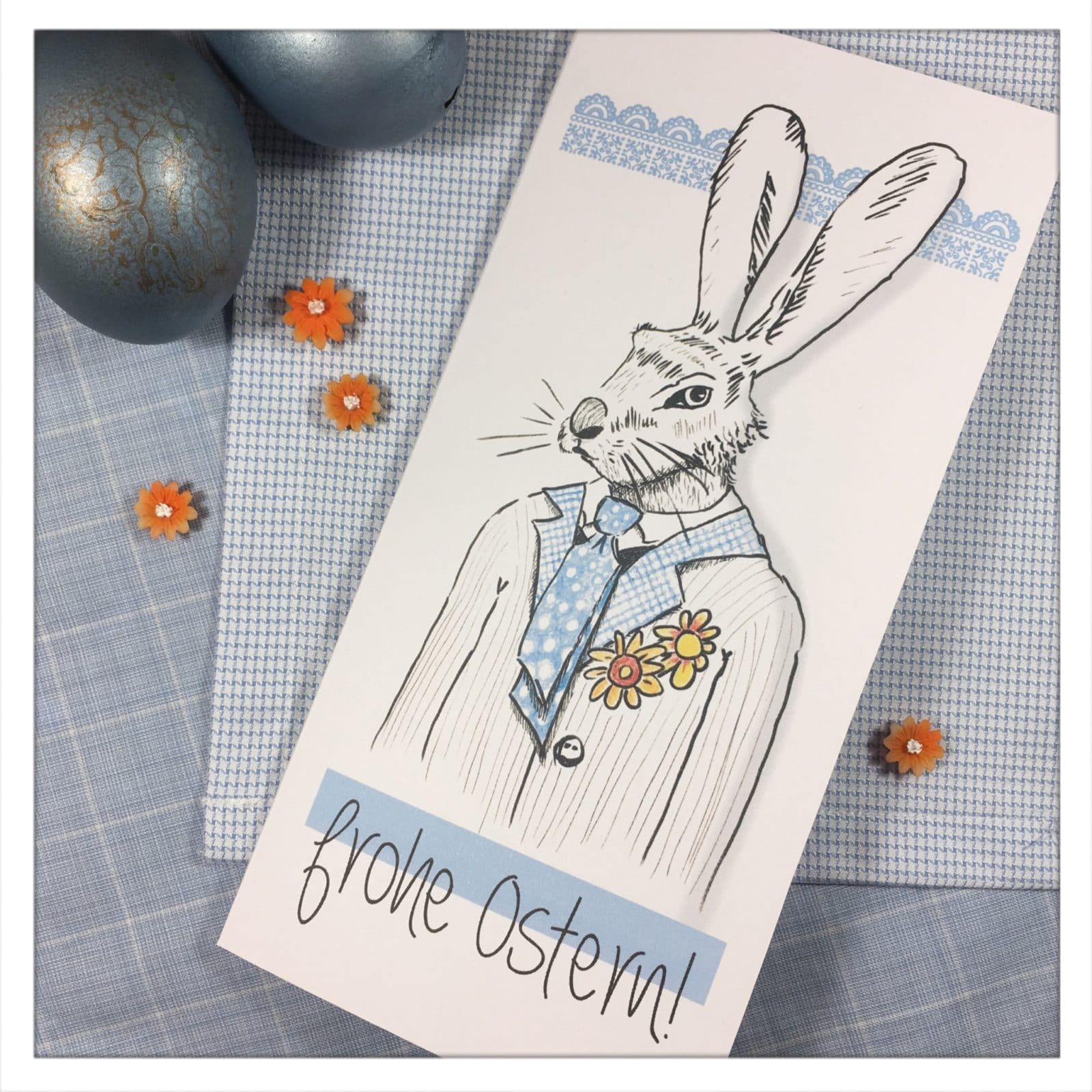 Freebie: Osterkarte zum Ausdrucken - HANDMADE Kultur