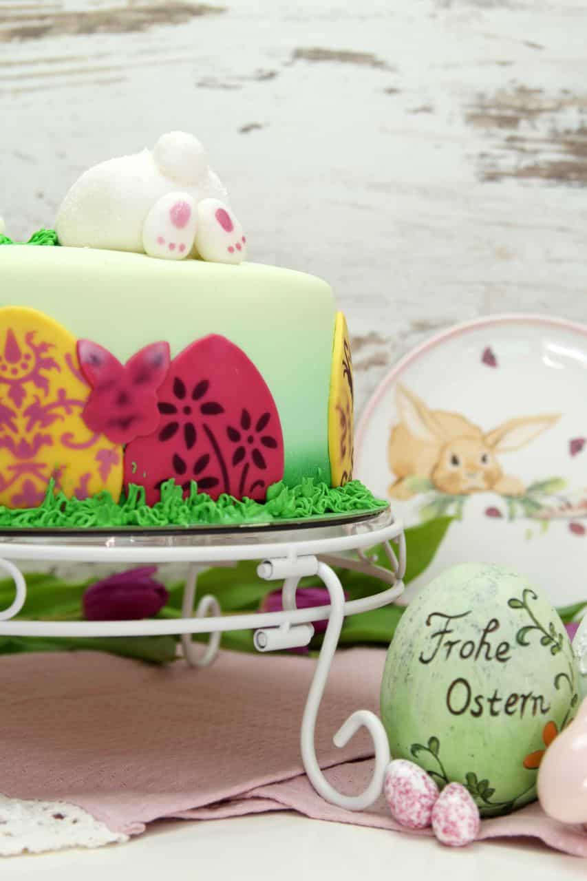 Oster-Motivtorte mit Airbrush – Rezept und Anleitung