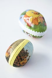 Upcycling Idee: Osternester im Natur-Look