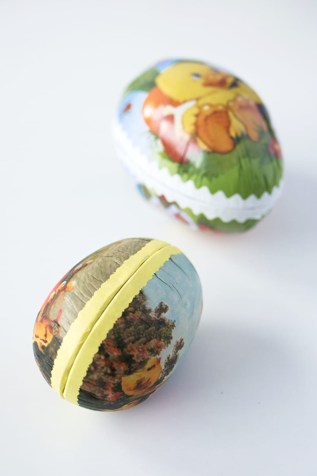 Upcycling Idee: Osternester im Natur-Look