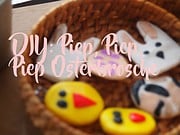 Piep Piep Piep: Osterbroschen aus Fimo