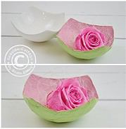 Pappmaché-Schälchen in frühlingsfrischen Farben