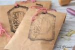 Geschenktüten für Schmuck – Upcycling aus Packpapier