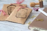 Geschenktüten für Schmuck – Upcycling aus Packpapier