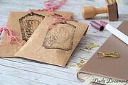 Geschenktüten für Schmuck – Upcycling aus Packpapier