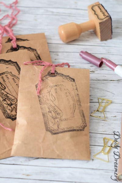 Geschenktüten für Schmuck – Upcycling aus Packpapier