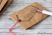 Geschenktüten für Schmuck – Upcycling aus Packpapier