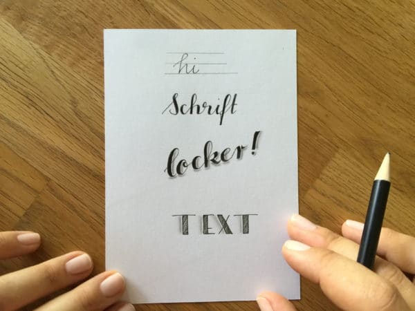 Faux Calligraphy