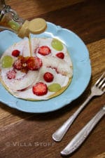 Frühstückspizza • Rezept für Socca aus Kichererbsenmehl