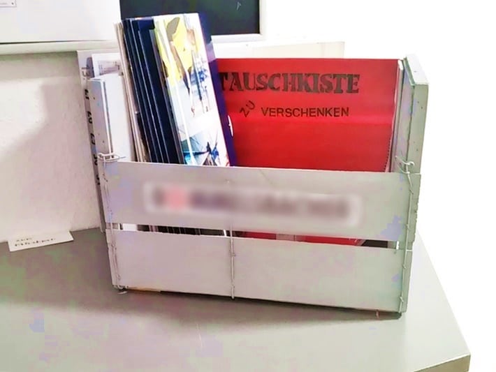 Verschenke-Kiste * Tauschen statt Wegwerfen!