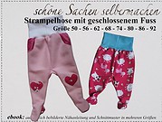 schoeneSachenselbermachen – ebooks für Frauen und Kinder als Sofortdownload, Anleitungen mit vielen Fotos, Schnittmuster in mehreren Größen