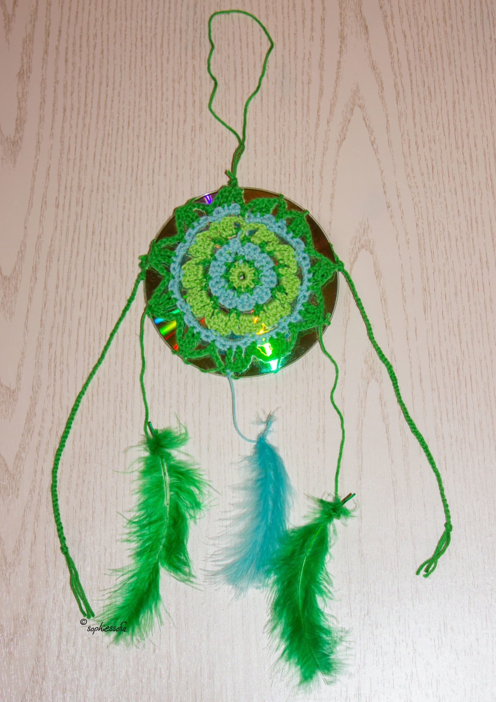 Upcycling von alten CDs – Traumfänger gegen Albträume