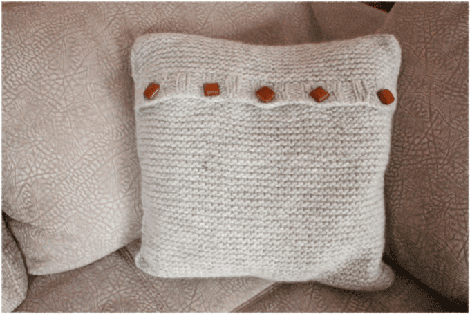 Kuschelkissen aus Filzwolle