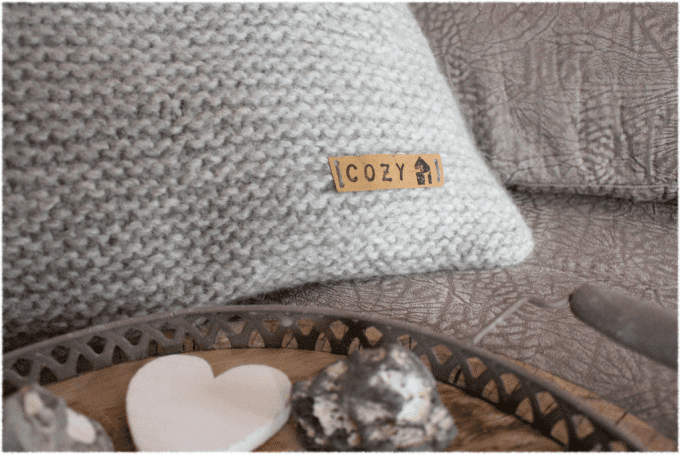 Kuschelkissen aus Filzwolle