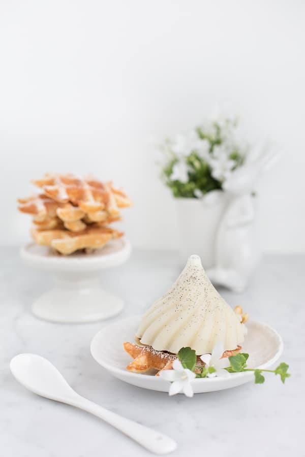 Rhabarber-Vanille-Eis