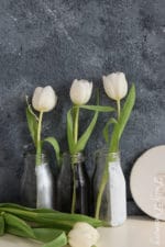 facettenreiche Mini-Vasen ganz easy mit Krakelierlack