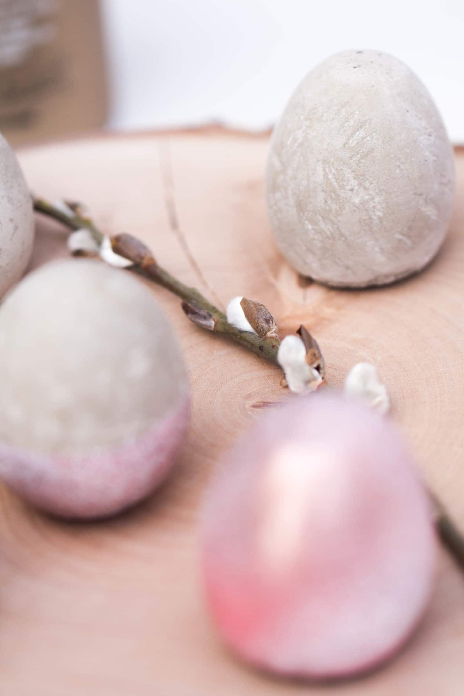 DIY Ostereier aus Beton
