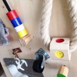 Beschäftigungsboard für Kleinkinder selberbauen