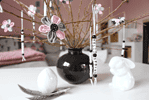 Buchstaben und Blüten – ein österliches DIY