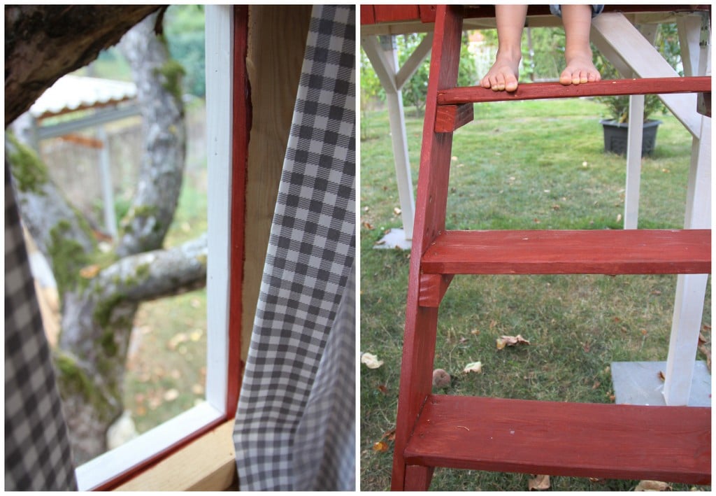 {Upcycling: } Ein Baumhaus aus Paletten