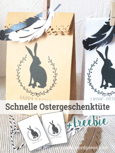 DIY - Schnelle Ostergeschenktüte aus einem Briefumschlag