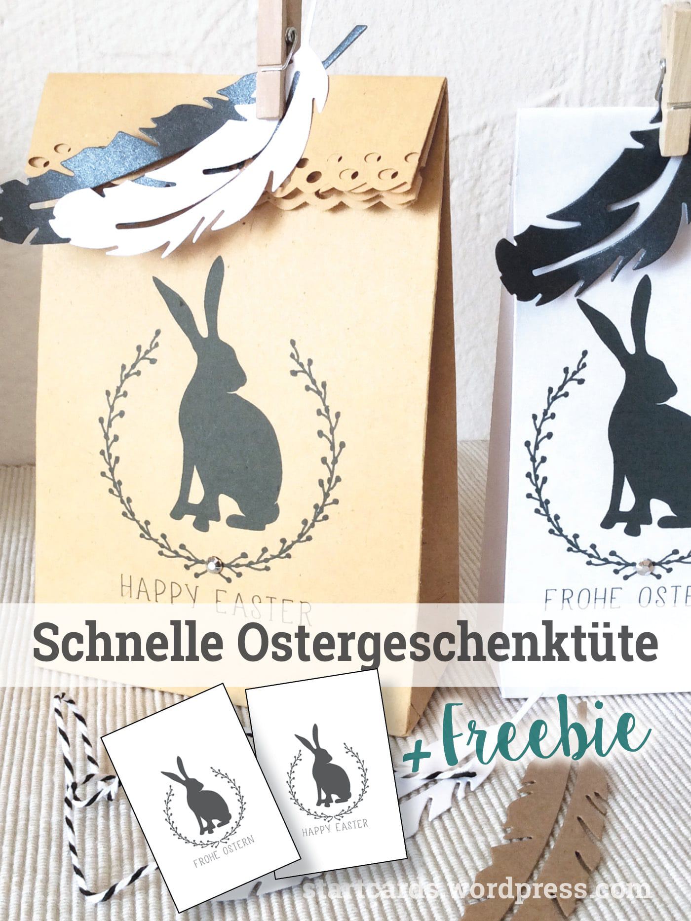 DIY – Schnelle Ostergeschenktüte aus einem Briefumschlag