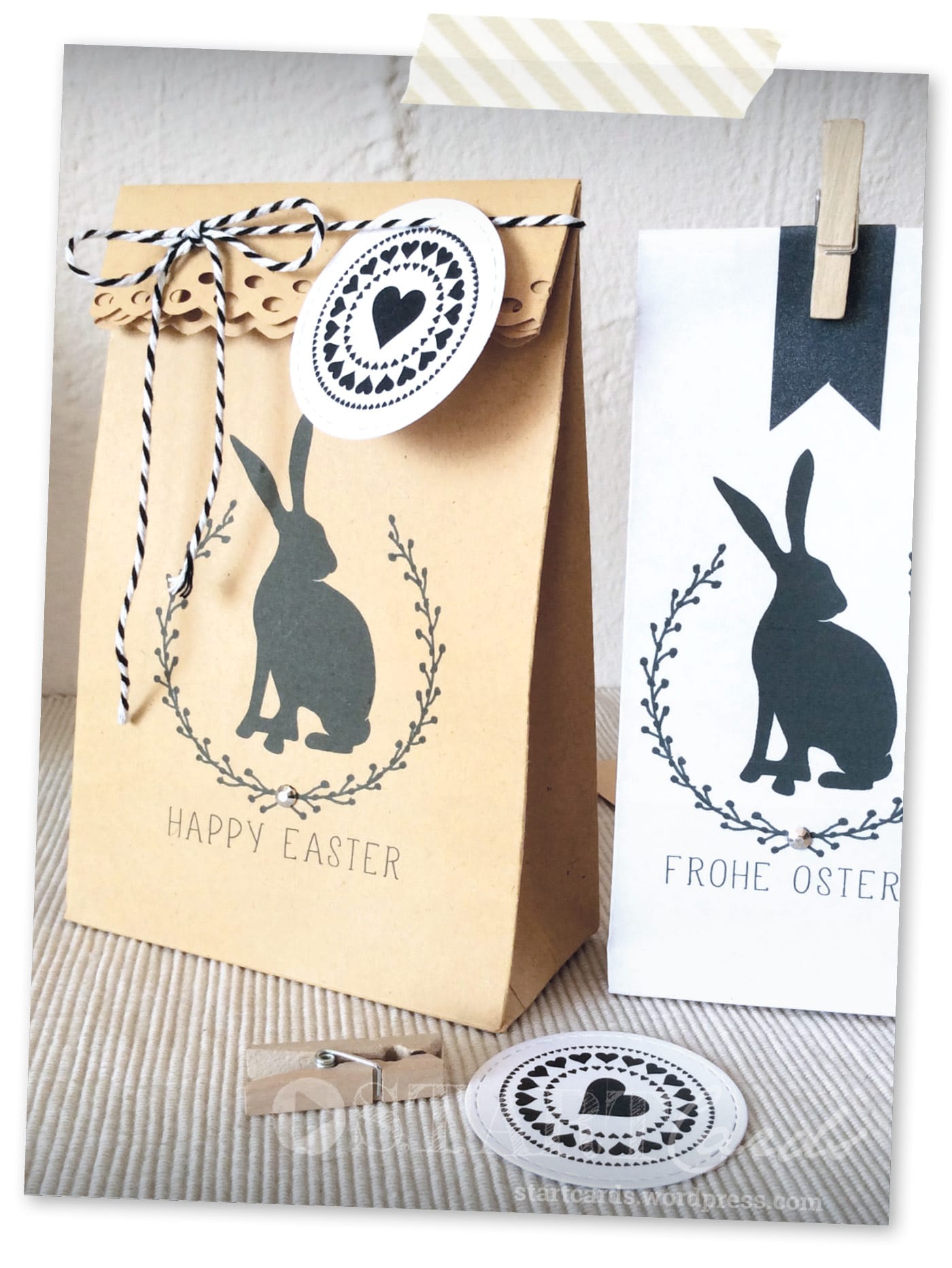DIY – Schnelle Ostergeschenktüte aus einem Briefumschlag