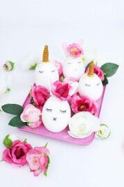 Süße DIY Hasen und Einhorn Ostereier mit FIMO selber machen