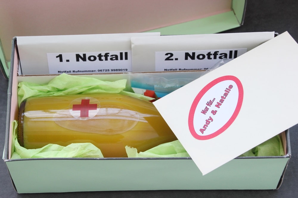Notfallkiste – Lastminute Geschenkidee