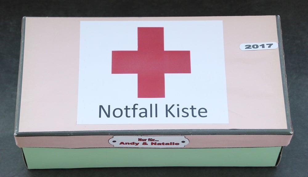 Notfallkiste – Lastminute Geschenkidee