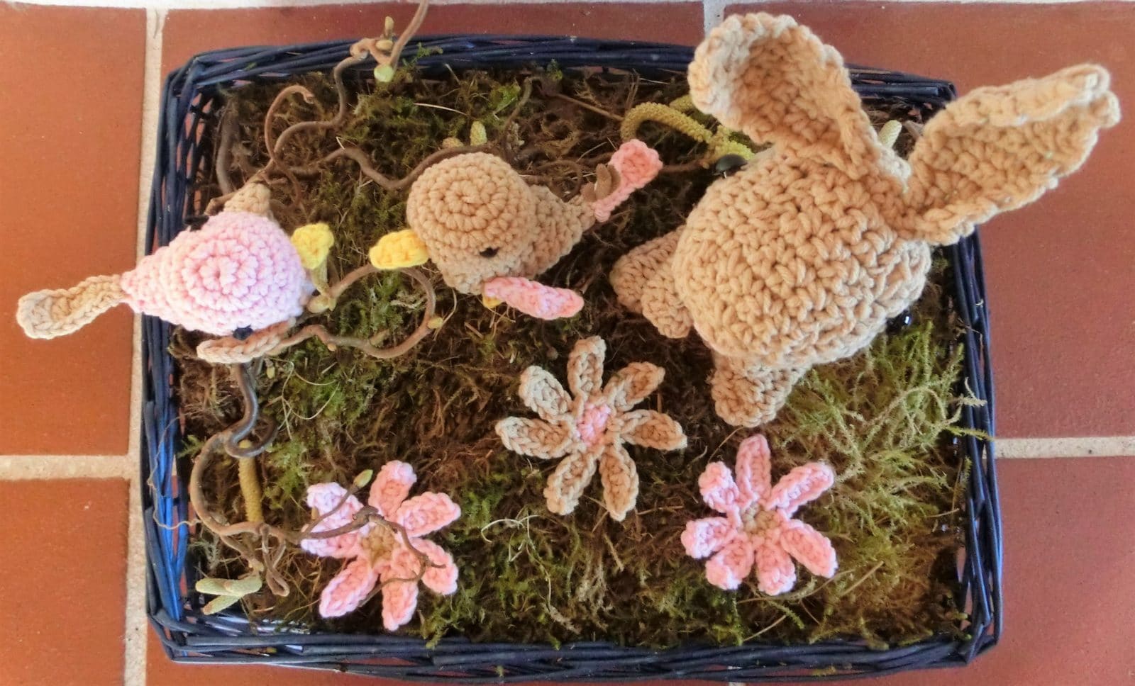 Gehäkelte Osterdekoration