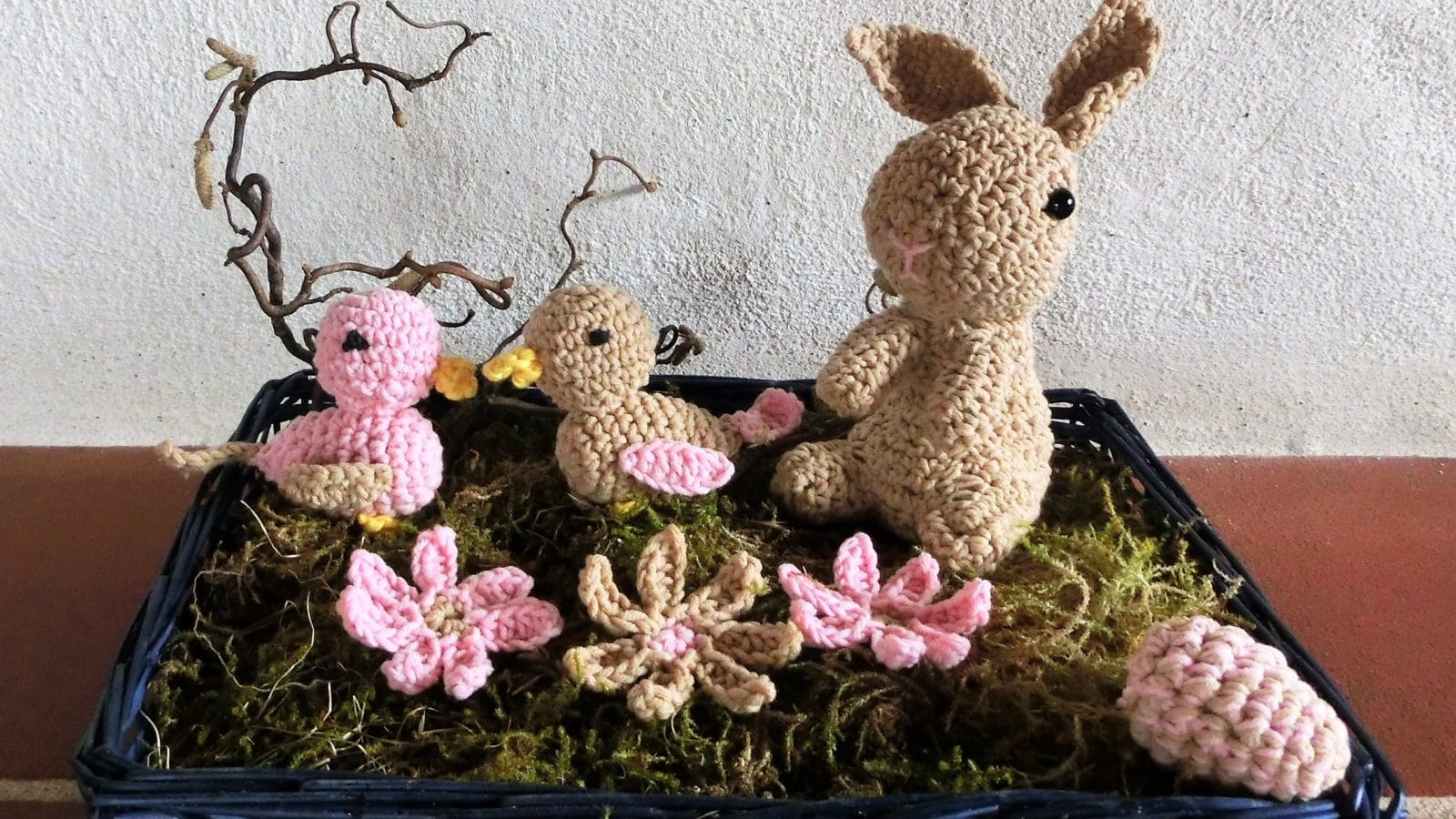 Gehäkelte Osterdekoration