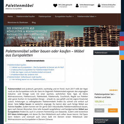 ᐅ Palettenmöbel selber bauen - Anleitungen & DIY Ideen - Shop