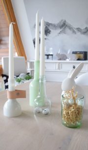 Glasflasche Upcycling
