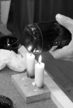Glasflasche Upcycling