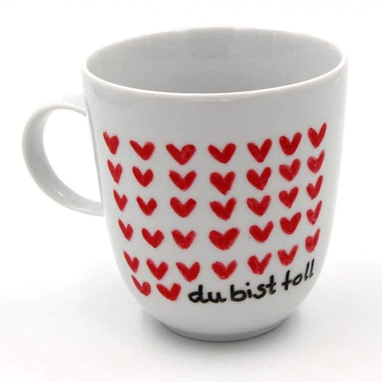 DIY Geschenke zum Muttertag – Tassen bemalen