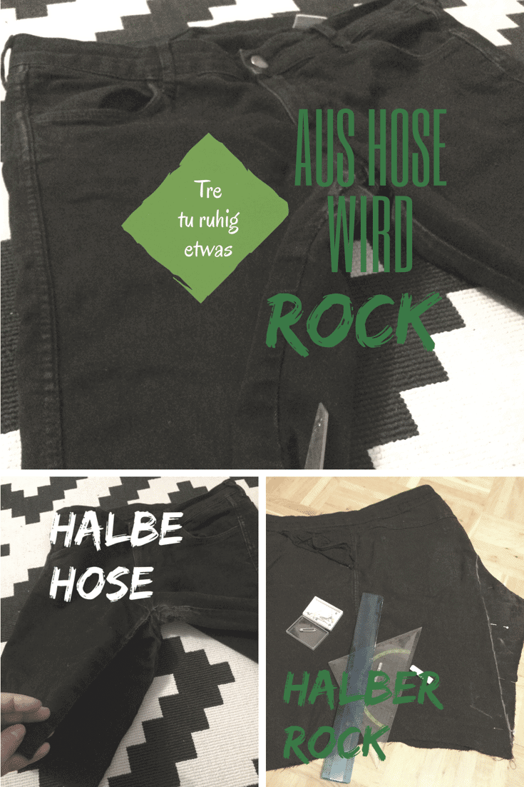 Aus Hose wird Rock – Jeans upcycling refashion recycling