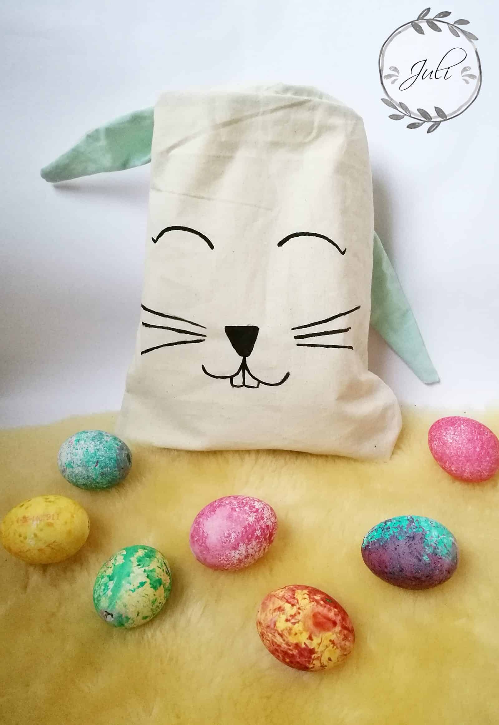 Hasen Beutel nähen – als Alternative zum Osternest