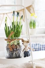 Hasen-Wimpelkette aus Jute