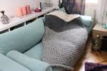 Megadecke – ein neuer Versuch mit Stricknadeln