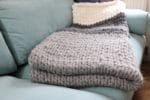 Megadecke – ein neuer Versuch mit Stricknadeln