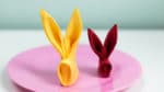 DIY Hasen Servietten falten
