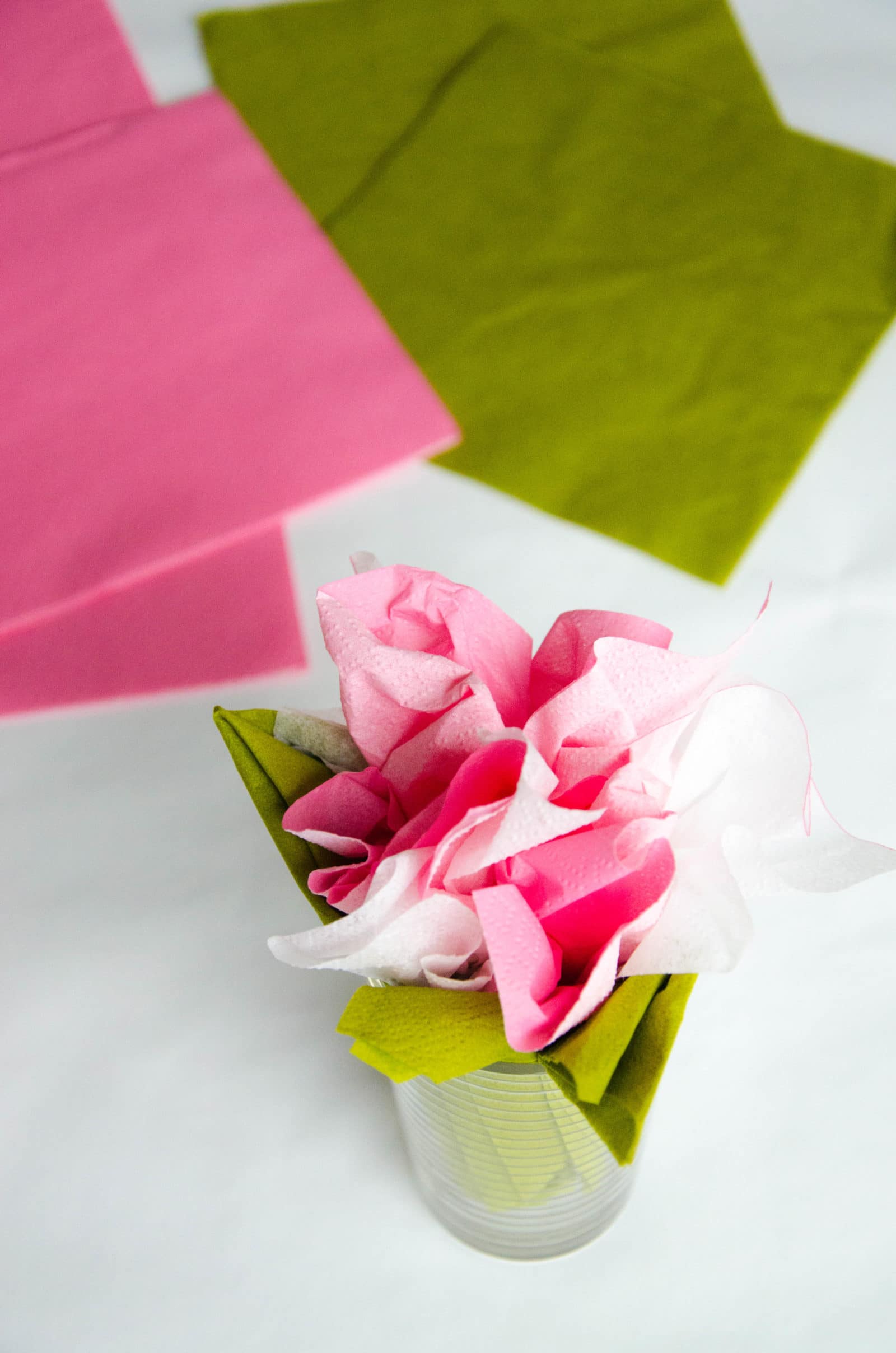 DIY-Anleitung für Kirschblüten-Servietten